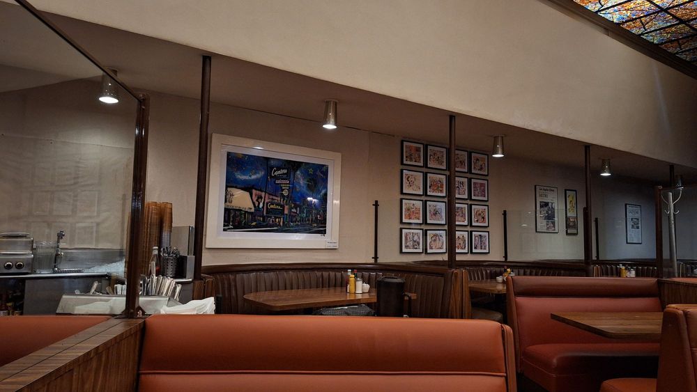 Inside the Canter's dining room